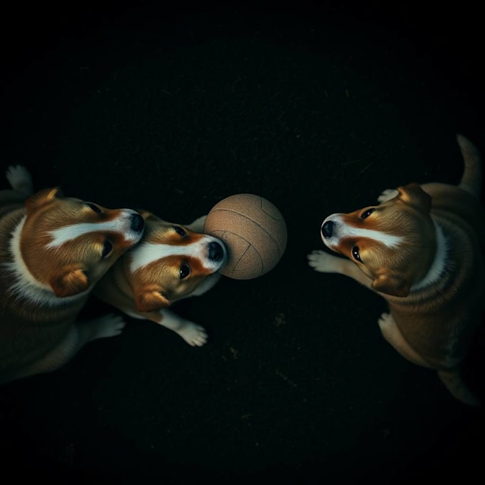 I generate bespoke visuals using AI technology