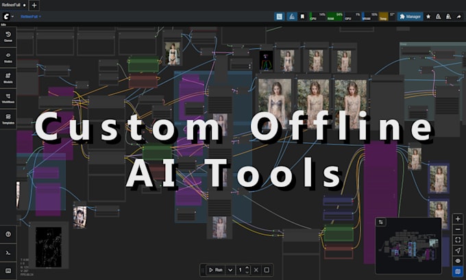 Developing bespoke local artificial intelligence applications with stable diffusion and large language models is my focus