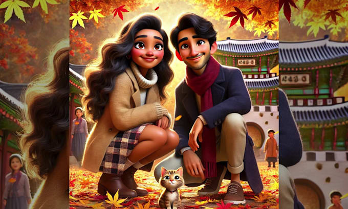 I can generate character illustrations for children’s books in the Disney Pixar art style using DALL-E