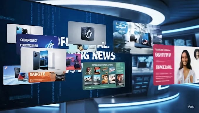 I produce captivating breaking news videos in English, French, or any other language