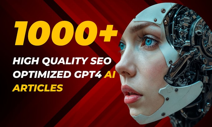 I will build an automated blogging website featuring one thousand AI-generated, search engine optimized articles