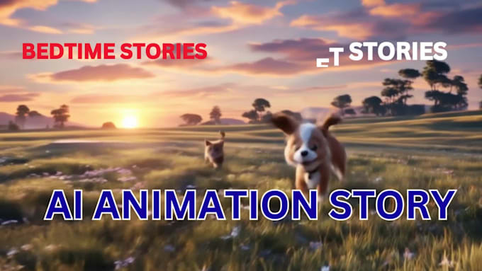 I will produce an AI-animated narrative, children’s tune, digital persona, or social media short film in the style of Pixar
