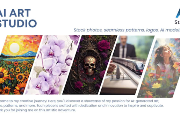 I generate commercial-grade artificial intelligence stock images