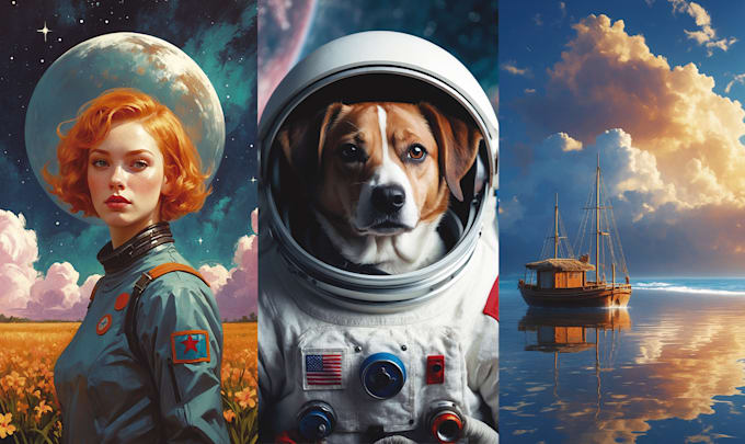 I offer the creation of impressive artificial intelligence artwork or the correction, modification, and improvement of your existing images