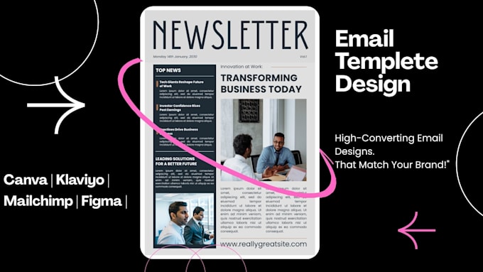 I offer the design of polished email layouts utilizing the Canva platform