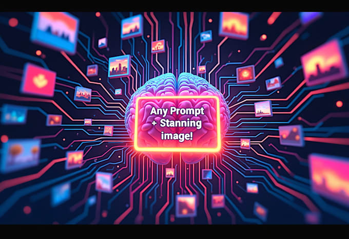 I generate lifelike, artificial intelligence-created pictures based on personalized requests