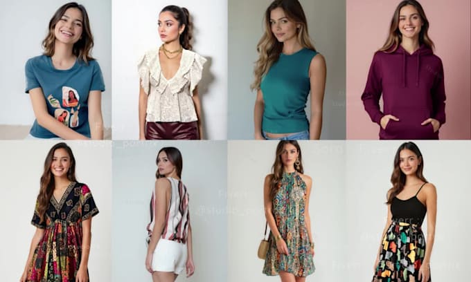 I will generate lifelike artificial intelligence photoshoots for your apparel business