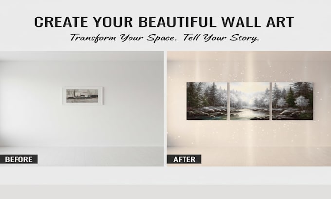 I will design personalized artificial intelligence generated wall art for decorating your living and working spaces