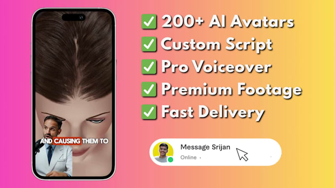 I create high-quality artificial intelligence user-generated content videos for businesses or offerings