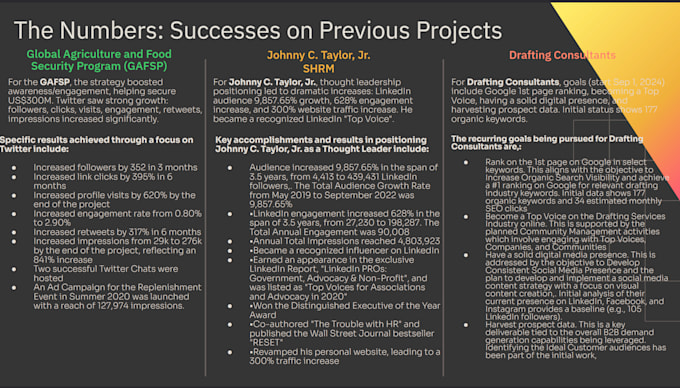 I will develop your high-level professional networking platform content plan