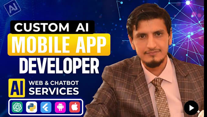 I create personalized AI chatbot applications for both iOS and Android platforms