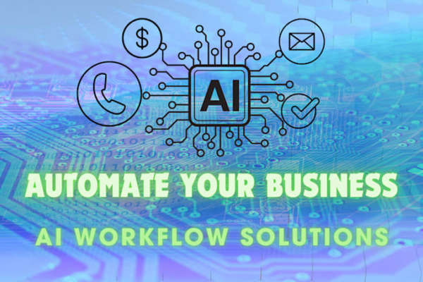 I create AI workflow automation designs to optimize business operations