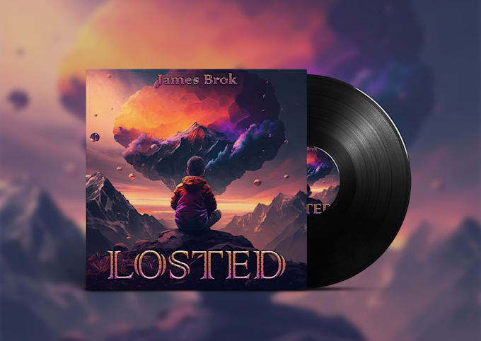 I create album covers utilizing sophisticated artificial intelligence graphic design