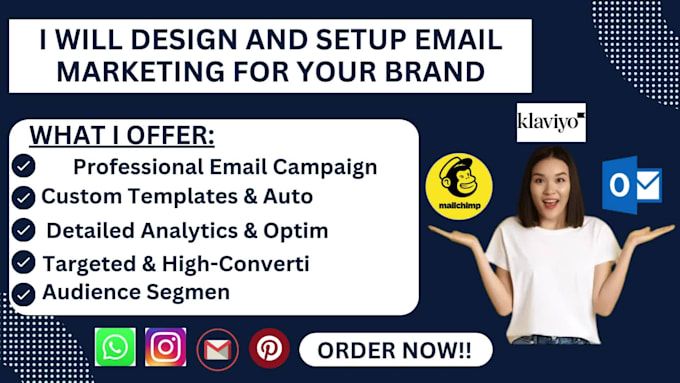 I will configure email automation sequences using the platform