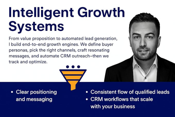I will create a system for growth that generates qualified prospects daily