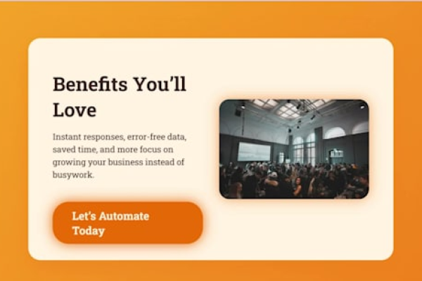 I create professional business automation systems for your ventures