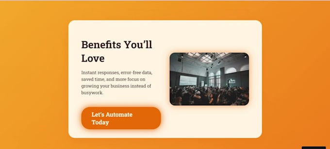 I create professional business automation systems for your ventures