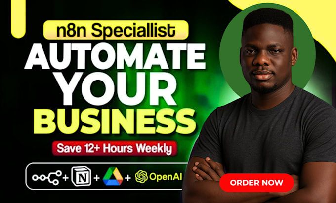 I will create personalized n8n artificial intelligence chatbots, AI agents, and integrations with large language models for automated processes