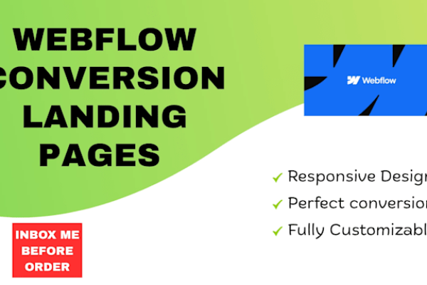 I create high-converting Webflow landing pages tailored for nearby companies
