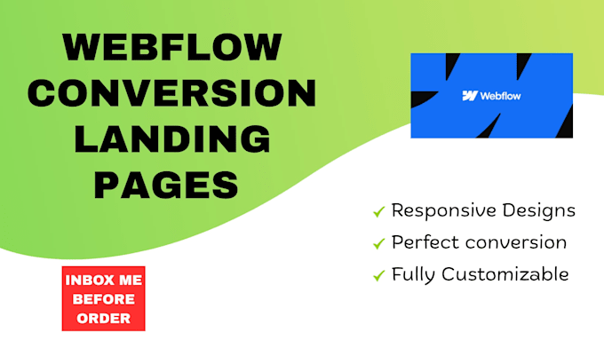 I create high-converting Webflow landing pages tailored for nearby companies