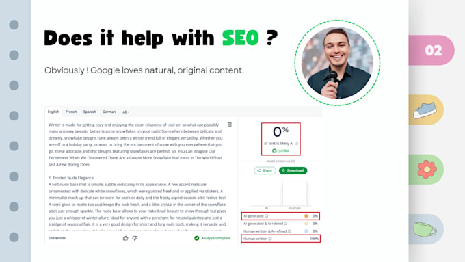 I will naturally rewrite and humanize blog content within two hours