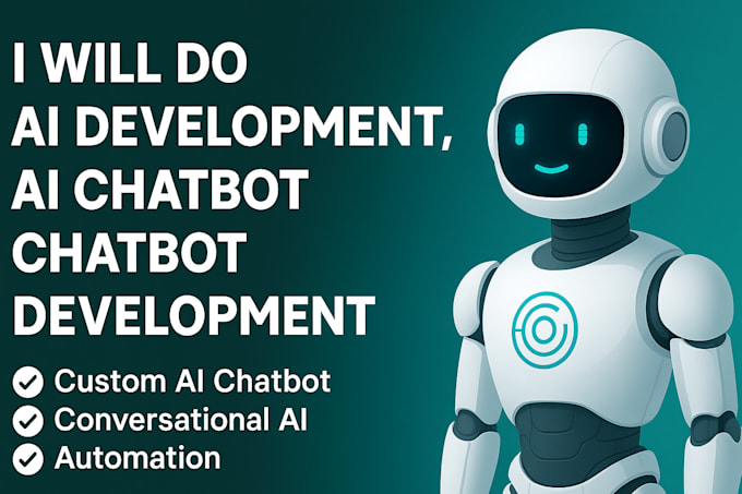 I develop custom artificial intelligence chatbots and stable diffusion solutions