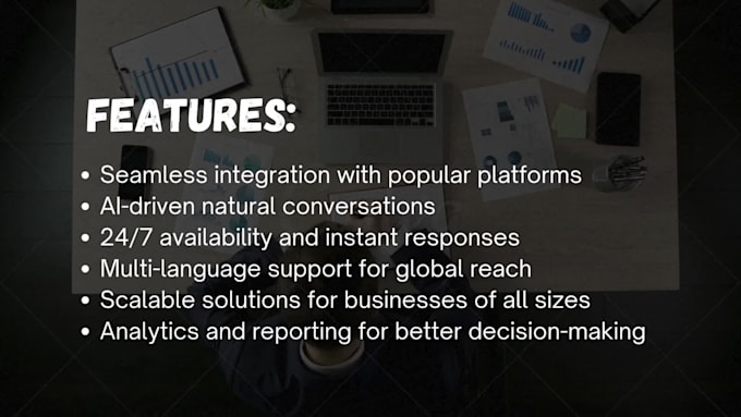 I create sophisticated chatbot solutions for platforms like WhatsApp, Telegram, websites, Discord, and Skype