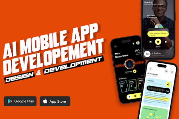 I develop artificial intelligence mobile applications, websites, custom software as a service applications, chatbots, and other software