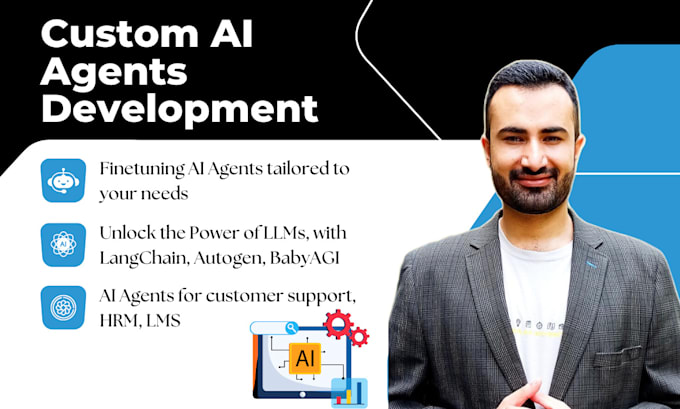 I create bespoke artificial intelligence agents designed for specific organizational requirements