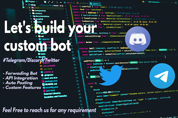 I create automated programs for messaging and social media platforms