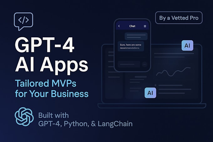 I create bespoke artificial intelligence software, websites, chatbots, and applications utilizing large language models