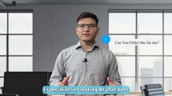 I create artificial intelligence chatbots for platforms such as WhatsApp, Telegram, and websites