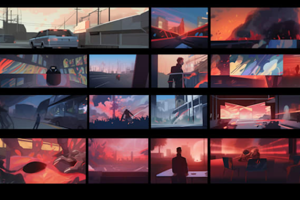 I create storyboard art for commercials, advertisements, and digital media utilizing artificial intelligence