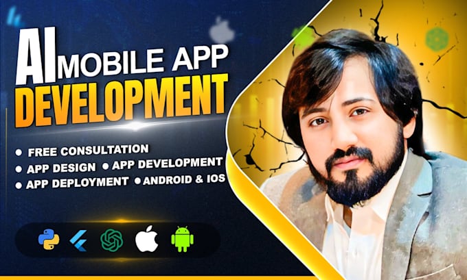 I offer services in developing mobile applications with artificial intelligence, including chatbots and AI integration, utilizing Flutter