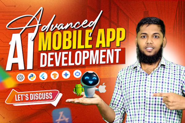 I develop AI mobile applications, including chatbots, using Flutter and large language models