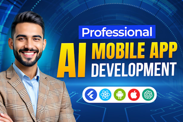 I develop mobile applications for iOS and Android using Flutter, incorporating artificial intelligence features