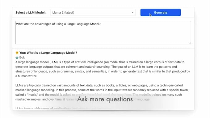 I offer comprehensive full-stack development for AI-driven websites, applications, agents, and custom large language models