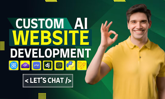 I develop artificial intelligence solutions including websites, chatbots, applications, mobile apps, and web applications