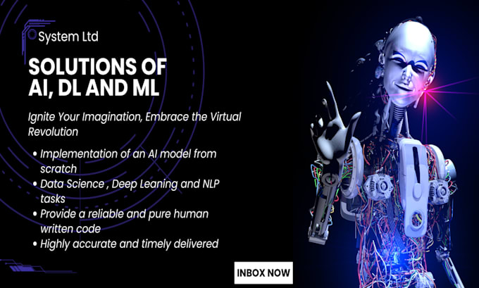 I provide services in artificial intelligence, including machine learning, deep learning, computer vision, and natural language processing