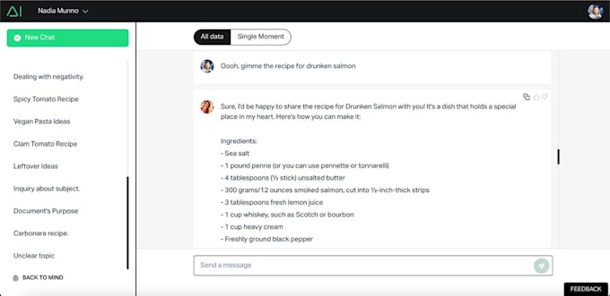 I create automated AI chatbots using tools like OpenAI, LangChain, and large language models