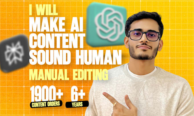 I will refine, humanize, and optimize your AI-generated website content for search engines