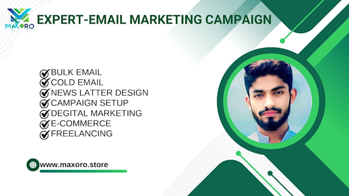 I offer email marketing services using Mailchimp