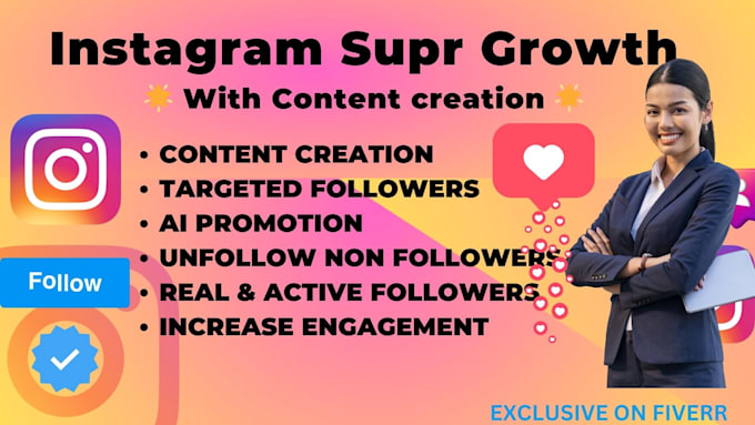 I will execute marketing on the platform to achieve genuine, active follower expansion