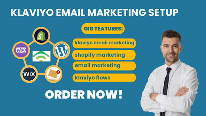 I offer email marketing services using Klaviyo for online shops