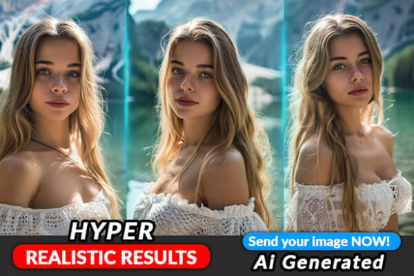 I will generate lifelike artificial intelligence portraits of you