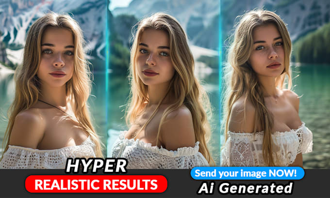 I will generate lifelike artificial intelligence portraits of you