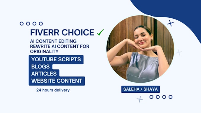 I will edit or rewrite AI-generated content for search engine optimization to achieve improved rankings