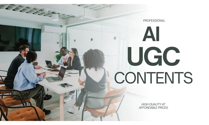 I create various forms of user-generated content, including traditional and AI-generated videos, as well as advertisements for platforms like TikTok