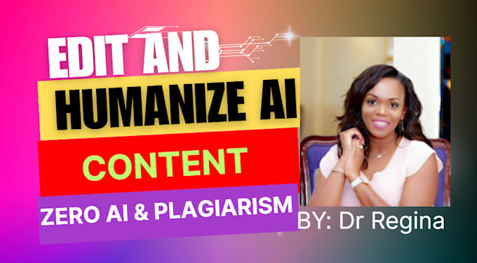 I will refine AI-generated content, perform copyediting, ensure proper formatting, and proofread documents