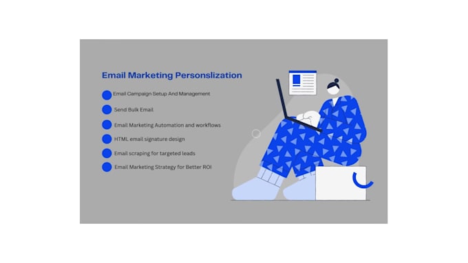 I offer complete email marketing automation setup and management